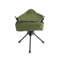 Foldable Outdoor Folding Stool Collapsible Camping Stool Compact Portable Seat Lightweight for Campers, Anglers, Hikers, Fishing