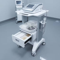 Beauty Salon Cart with Drawers Sleek Utility Cart with Drawer Easy to Clean Rolling Salon Trolley for Estheticians, Permanent Makeup Artists