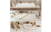Coarse Pottery Burlap Cloth Rectangular Clay Rolling Cloth for Potters