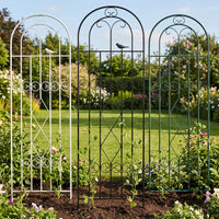 Garden Metal Trellis for Climbing Plants, Roses, and Vines - Outdoor Plant Support Frame