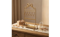 Jewelry Display Stand Decorative Bow Necklace Holder Curled Accents