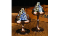 Mountain Incense Burner Decorative Incense Holder with Stand Translucent Decor for Study