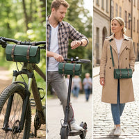Mountain Bike Thickened Retro Handlebar Bag Electric Scooter Front Bag Folding Bike Head Bag Cycling Equipment