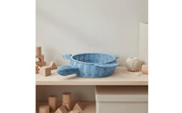 Multi-Purpose Cartoon Turtle Basket Decorative Blue Woven Basket Charming Design Household Storage Sturdy for Children, Desktop, Nursery, Living Room