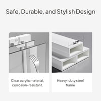 Acrylic Pet Gate No-Drill Indoor Dog Barrier