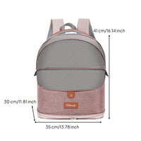 Expandable Cat Carrier Backpack Foldable Cat Backpack Handsunrestricted Covered Pet Bag Collapsible for Small Pets