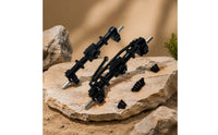 Front and Rear Axle Assembly 6061 Aluminum RC Car Axle with Gears Metal Axles for Hobbyists, Custom Builds