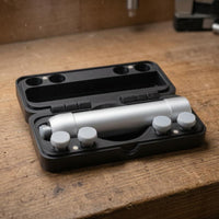 Aluminum Alloy Watch Crown Winding Tool Black Storage Case Handheld Crown Winder Silver USB-C Watch Winding Tool Compact