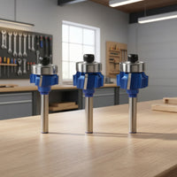 3 Pieces Edge Trimming Router Long-Lasting Tool Long-Lasting for Woodworking