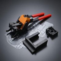 Engine Cylinder Part Eccentric Shaft Clamp Tool Black and Orange Eccentric Shaft Clamp Tool Tempered Steel Cylinder Part Spring Compressor