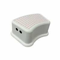 Anti-Slip adaptable Low Stool Lightweight slim Stability Step space-saving Footrest Sturdy Construction for Children, Office Workers, Bathroom, Under Desk, Kitchen, Living Room