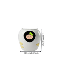 Stress Relief Emotional Companion Pot AI Smart Talking Flower Pot Cute Face Display Automatic Watering Planter Digital Gift for Office, Desktop