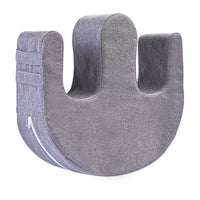 Leg Openings Repositioning Cushion Side Straps U-Shaped Bed Cushion Raised Support Patient Turning Device Cotton-Linen