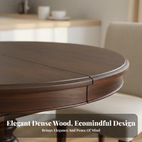 Durable Wood Construction Oval panelpanel Table expandable Design fold-down panel Table Expandable Home Furniture Space-Saving for Apartment Dwellers, Homeowners, Families, Small Living Spaces, Dining Room, Kitchen, morning meal corner
