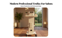 Professional Trolley Cosmetic Tool Mobile Design Floor Standing Salon Machine New Model 2 in 1 for Spa, Dermatology Wellness Center