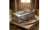 Automatic Livestock Waterer Easy Clean Automatic Water Trough Rolled Edge Design Open Top Basin