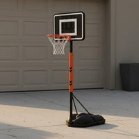 Mobile Basketball Goal with Wheels Weather Resistant Portable Basketball Hoop Shatterproof Backboard Athletic Gear for Indoor
