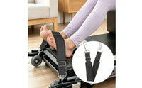 Stretching Strap with Metal Hooks Double-Loop Stretching Strap with Loops Adjustable-Length for Yogis, Stretching
