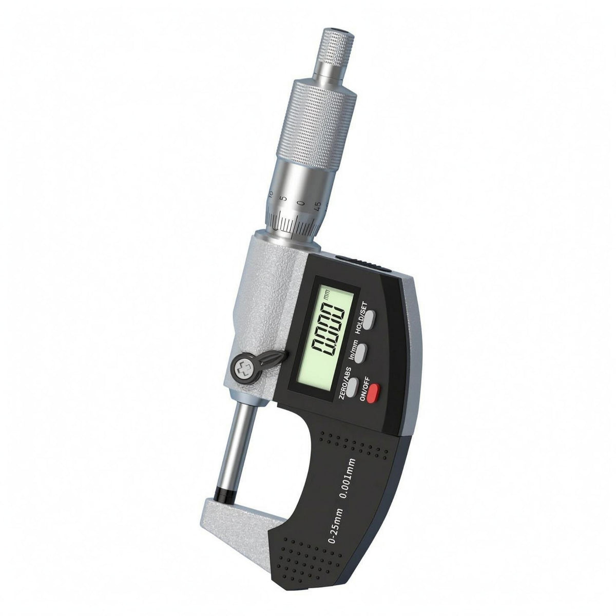 Two-in-oneUse Outside Micrometer 0.001 Mm Resolution Digital Micrometer High Accuracy Precision Tool LCD Screen
