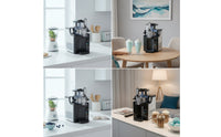 Countertop Slush Machine Compact Icy Drink Machine Temperature Control Slushie Maker Home Use for Families, Hosts