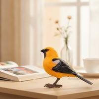 Singing Bird Toy Realistic Figurine Cute for Desk