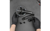 Bike Crankset with Bottom Bracket 130 Crankset with Bottom Bracket High-Strength for Commuters