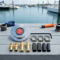 Petrol Pressure Regulator with Gauge Performance Blocked-Port Petrol Regulator Analog for Car Enthusiasts