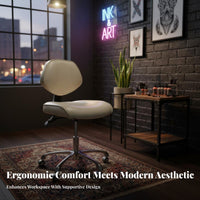 Adjustable Height Wheeled Saddle Stool effortless Rolling casters Wheeled Saddle Seat with supportrest Ergonomic Design rotating Chair Thick Padded padding for Beauticians Artists, Nail Technicians, cosmetics studio, laboratoryoratory, Workshop