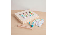 Brain Development Color and Shape Matching Game Early Education Wooden Slide Brain Teaser for Preschoolers, Kids, Kindergarten, Classroom