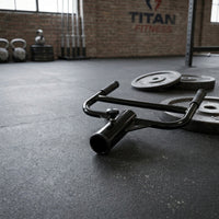 Matte Black Landmine Handle Welded Landmine Attachment Sturdy Barbell Sleeve Attachment Stable for Strength Training