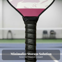Lightweight Pickleball Paddle Set Non-Slip Grip Pickleball Racket Kit Enlarged Sweet Zone for Children, Men, Outdoor, Indoor