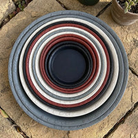 Plant Saucers 200 Pack, Resin Drip Tray and Plant Trays for Outdoor Plants, Simple Style Plant Pot Saucer for Garden Plant Balcony Garden