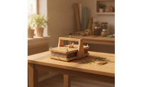 Wooden Flower Presser DIY Flower Presser with Hand Knob Absorbent for Crafters