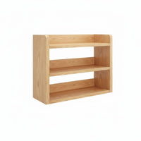 Space-Saving Desktop Bookshelf Simple Design Multi-Tier Desk Hutch Stable Construction Tabletop Rack Easy Assembly for Students, Home Users, Homeowners, Study Room, Bedroom