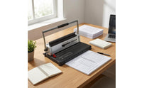 Loop Binding Machine 3:1 Pitch Wire Binding Machine 34-Hole Paper Binder for Professionals, Students, Office