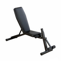 Heavy Duty Construction Foldable Exercise Bench Easy Assembly Foldable Workout Bench Non-Slip Feet Home Gym Gear Sweat-Resistant PU Leather