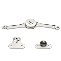 Silver Cabinet Lid Support Hinge Metal Lid Support Hinge Rust-Resistant Hardware Safe for Cabinets