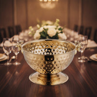 Ice Bucket with Pedestal Champagne Bucket Footed Champagne Bowl for Party Hosts, Bartenders, Wedding Reception, Home Bar, Buffet Table