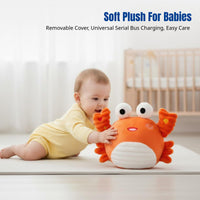 Musical Seahorse Toy, Jumping Ball, Infant Educational Toy, Talking Singing Plush, Interactive Early Learning, USB Rechargeable,