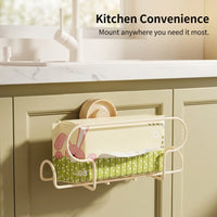 Sink Wet Wipe Holder for Bathroom & Kitchen Countertop, Easy Install Suction Cup Design for Students, Versatile Iron Big Wipes Box for Van