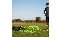 Hurdle Cone Set Footwork Exercises Agility Ladder Set Multi-Athletic Gear for Outdoor