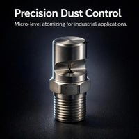 Stainless Steel Misting Nozzle, Low Pressure Mist Tip, Industrial Equipment Spray Nozzle, Cleaning Dust Removal Fog Nozzle, 3/4 Inch Fitting