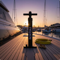 Portable Double Action SUP Pump Easy to Carry Paddle Board Air Pump for Water Sports, Travel