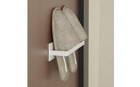 Shoe Rack Space-Saving Behind Door Shoe Organizer Drill Installation Wall Mounted Slipper Holder for Entryway, Small Areas, Dorm Room
