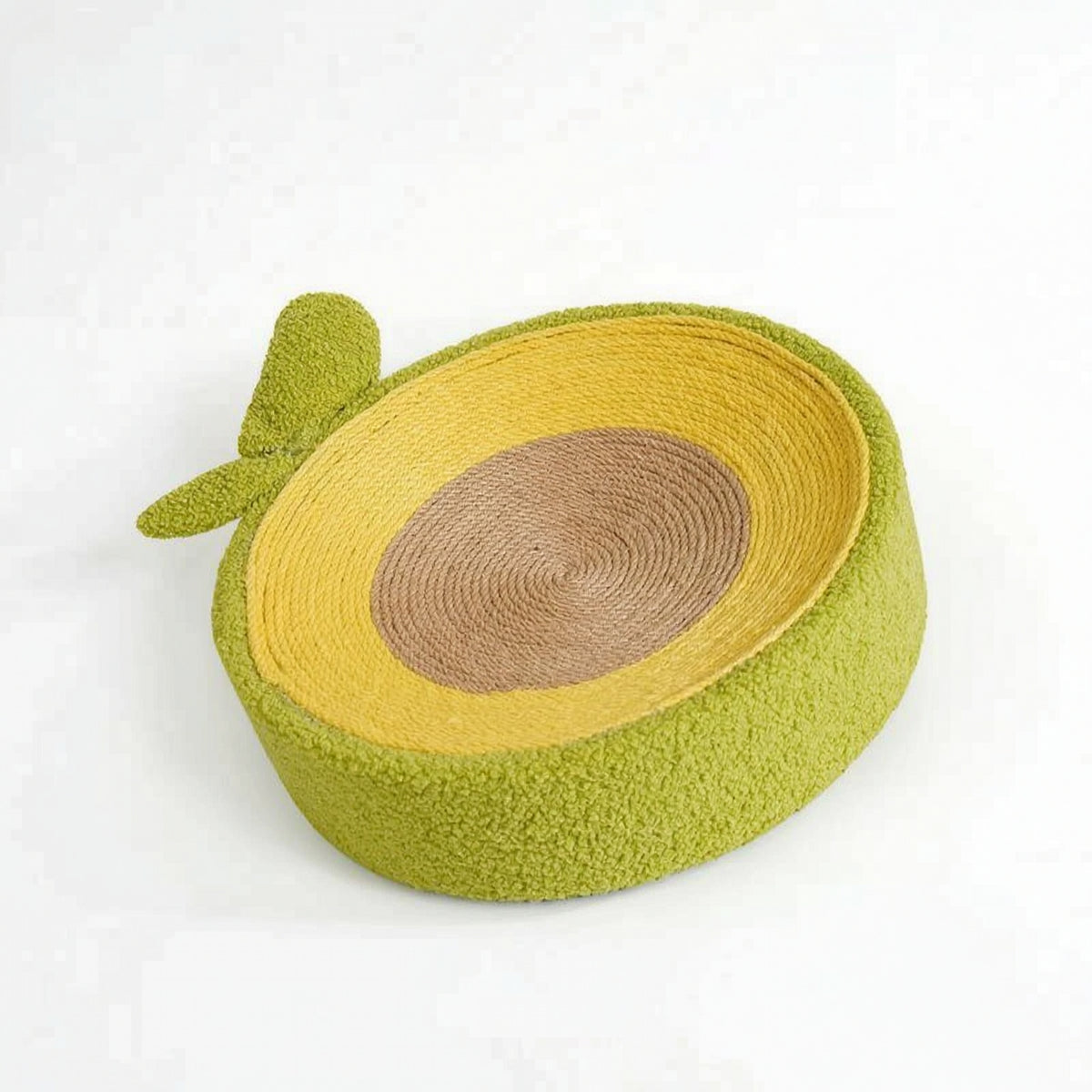 Cat Scratcher Bed Cozy Cat Scratching Bowl Scratcher with Sisal Rope Long-Lasting Recessed for Cats, Living Room, Bedroom