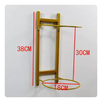 Punchnon-Damaging Installation Wall Mounted Ball Rack Space-Saving Design Basketball Storage Holder Minimalist Design Multi-Ball Storage Rack Easy to Install for Children, Playroom, Bedroom, Garage