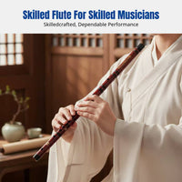 Rosewood Flute, Professional Performance Grade, Collectible Chinese Musical Instrument, G Key, F Key Carving