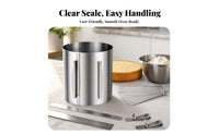 Measurement Markings Adjustable Cake Mold Side Handles Adjustable Cake Band Brushed Metal
