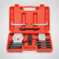 Heat Treated Bearing Puller Set with Case Heavy Duty Bearing Puller Kit with Case Long-Lasting Tool Versatile for Mechanics