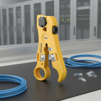 Multi-Purpose RJ45 Crimping Tool Heavy-Duty Ethernet Crimping Plier Easy Grip Handle